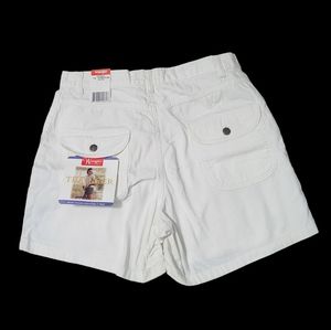 Vintage Wrangler White Jeans Shorts Womens 14 Mom High‎ Waisted 90's Denim NEW